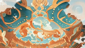 敦煌飞天 舞蹈节目年会晚会古风国潮LED大屏幕背景视频